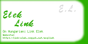 elek link business card